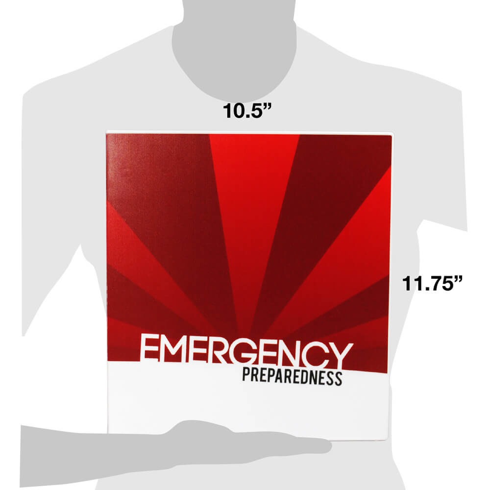 Alternative view of Emergency Preparedness Binder Kits