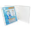 0.5 Inch 3-Ring View Binder With Clear Overlay - Made in USA - Image 14