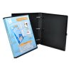1 Inch 3-Ring View Binder With Clear Overlay - Enclosed Case - Made in USA - Image 5