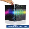1 Inch 3-Ring View Binder With Clear Overlay - Enclosed Case - Made in USA - Image 11