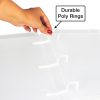 1 Inch 3-Ring View Binder With Clear Overlay - Enclosed Case - Made in USA - Image 12