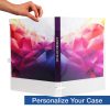 1 Inch 3-Ring View Binder With Clear Overlay - Enclosed Case - Made in USA - Image 16