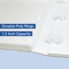 1.5-Inch 3-Ring View Binder - Fully Enclosed Case - Made in USA - Image 19
