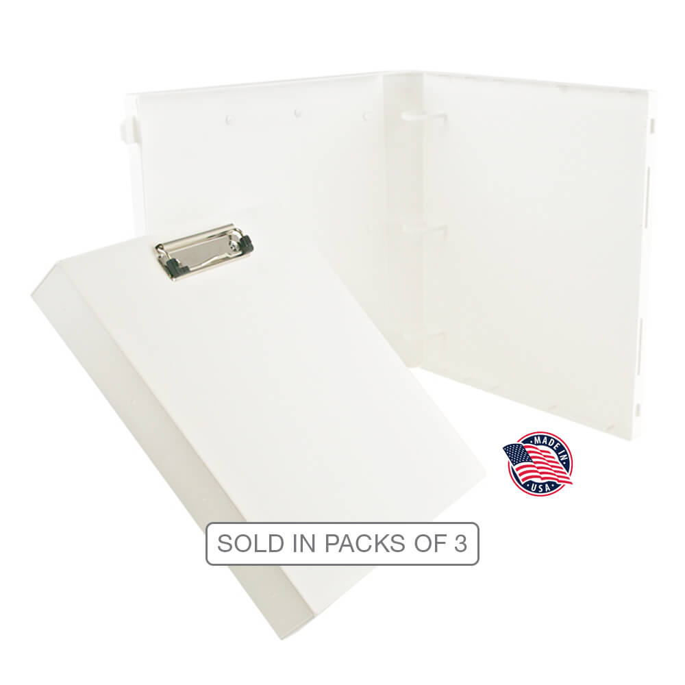 Pack of 3 clipboard binders