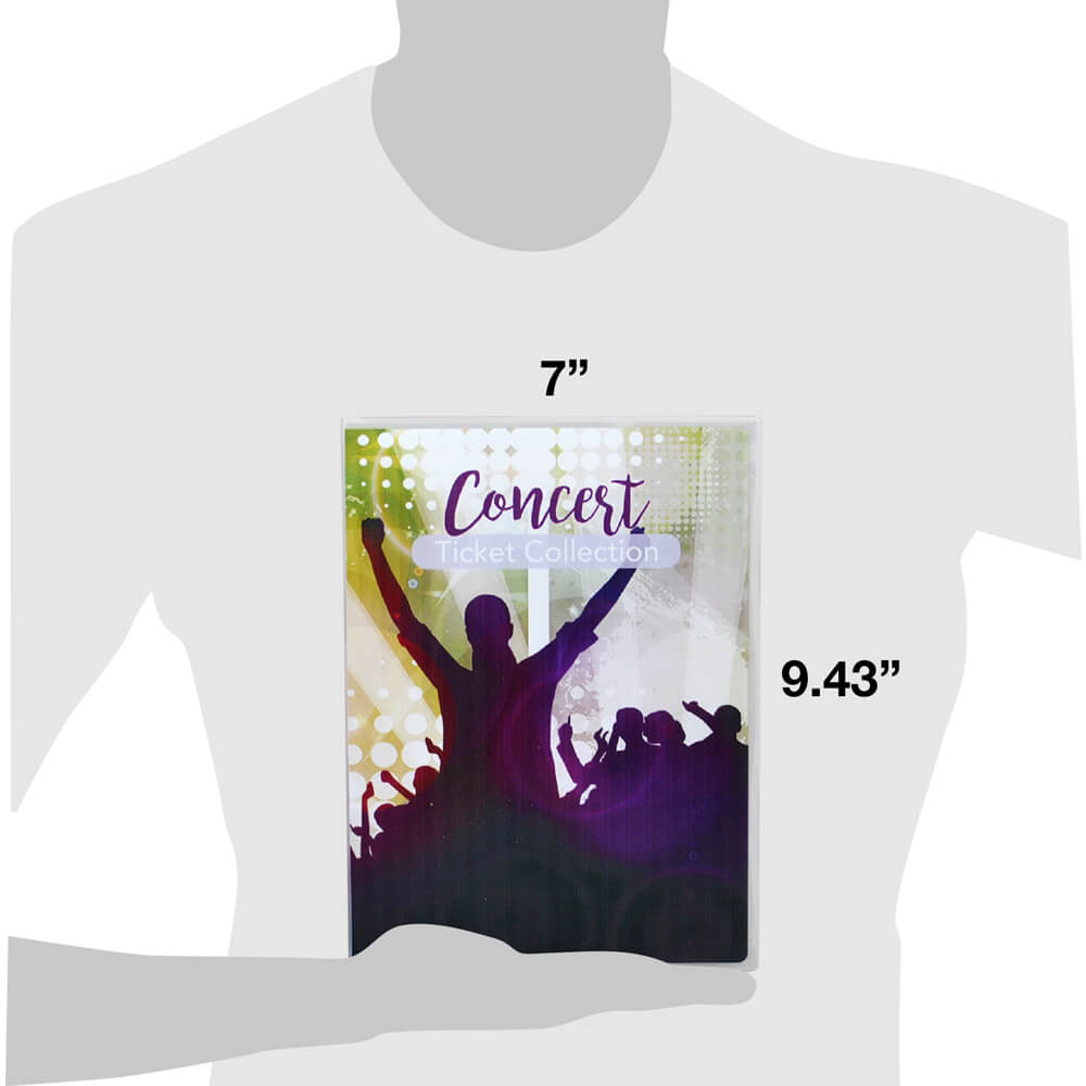Alternative view of Concert Ticket Stub Holder Collector Kit - Mini Binder