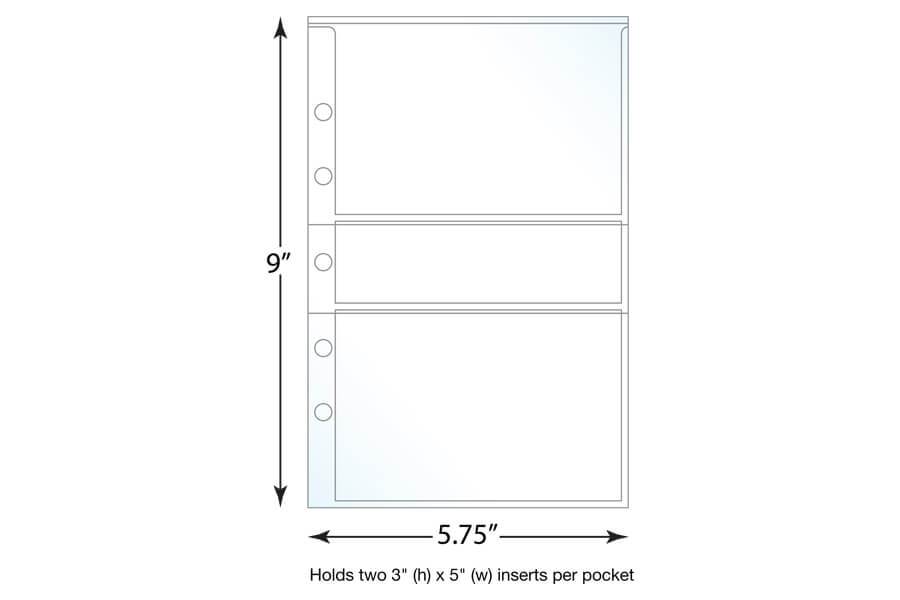 Mini Binder Sheet Protectors