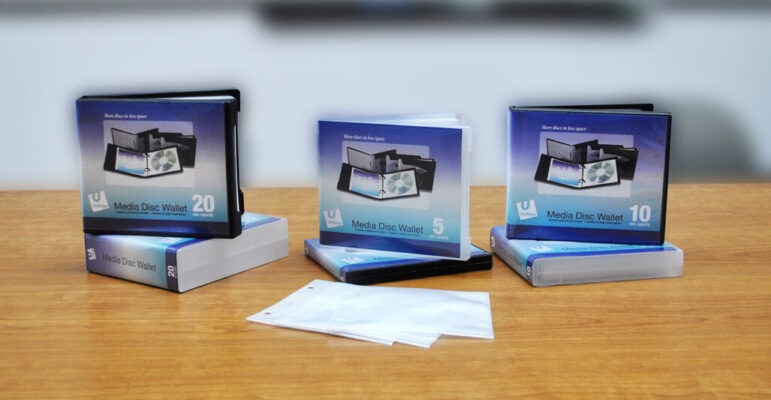 dvd binder with booklet storage