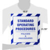 Operating Procedures Binder with Metal Binder Rings, Made in the USA. - Image 3