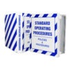 Operating Procedures Binder with Metal Binder Rings, Made in the USA. - Image 4