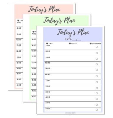 a daily planner printable pdf for download